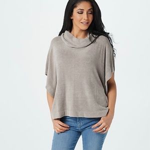 Barefoot Dreams CozyChic UltraLight Cowl Poncho